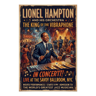The Lionel Hampton Orchestra Perfect Poster
