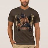 The Lionfather – Mafia Style Lion in Suit T-shirt (Voorkant)