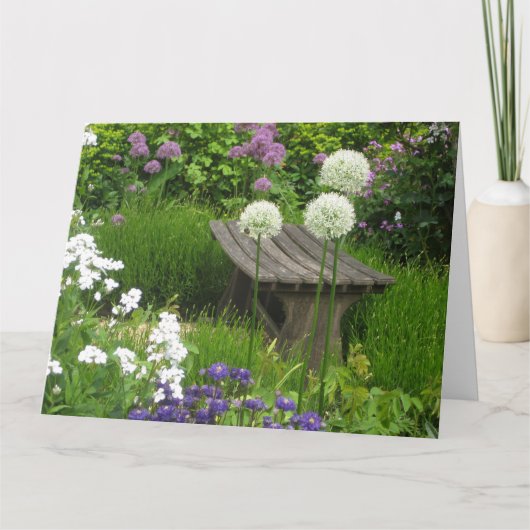The Little Bench - Groot Wenskaart Kaart (Voorkant)