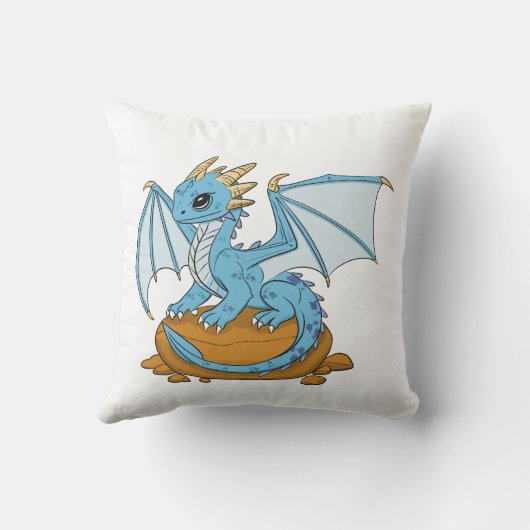 The Little Blue Dragon Kussen (Achterkant)
