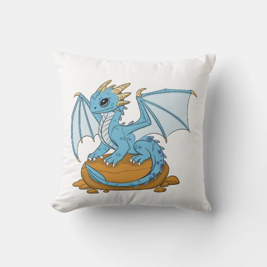The Little Blue Dragon Kussen (Voorkant)