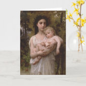 The Little Brother Bouguereau Kaart (Gele Bloem)