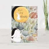 The Little Bunny's Thoughts Kaart (Achterkant)