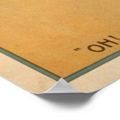 "The Little Duchess" Man op Beach Musical Poster (Hoek)