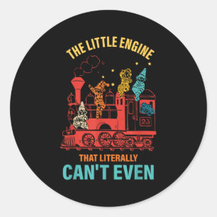 The Little Engine die letterlijk niet eens grappig Ronde Sticker