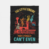 The Little Engine That Literally Can't Even Funny  Fleece Deken (Voorkant)