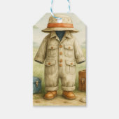 The Little Explorer | Safari Adventure Baby Shower Cadeaulabel (Voorkant)