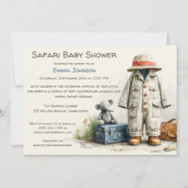 The Little Explorer | Safari Adventure Baby Shower Kaart