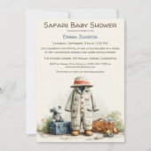 The Little Explorer | Safari Adventure Baby Shower Kaart (Voorkant)