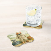 The Little Explorer | Safari Adventure Baby Shower Kartonnen Onderzetters (Insitu)