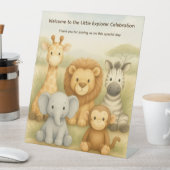 The Little Explorer | Safari Friends Adventure Reclamebord Met Voetstuk (Insitu)