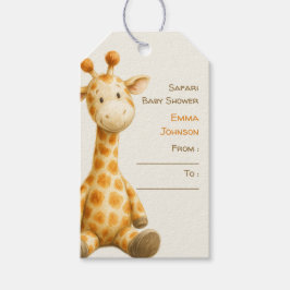 The Little Explorer | Safari Friends Baby Shower Cadeaulabel