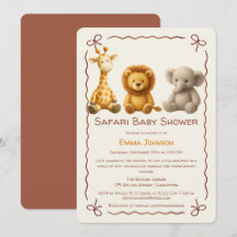 The Little Explorer | Safari Friends Baby Shower