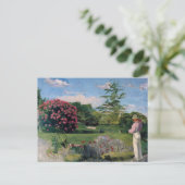 The Little Gardener, Frederick Bazille Briefkaart (Staand voorkant)