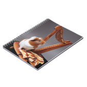 The Little Harpist – Elegant Guinea Pig Notebook Notitieboek (Linkerzijde)