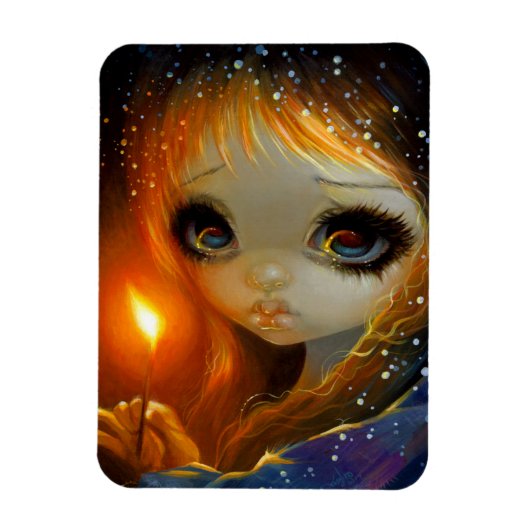 "The Little Match Girl" Flex Magnet Magneet (Verticaal)