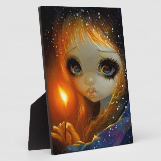 "The Little Match Girl" Plaque Fotoplaat (Zijkant)