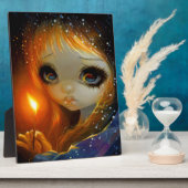 "The Little Match Girl" Plaque Fotoplaat (Zijkant)
