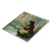 "The Little Match Girl" van E S Hardy Tegeltje (Zijkant)