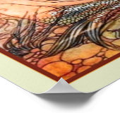 "The Little Mermaid" ca. 1920s door Eleanor Abbott Poster (Hoek)