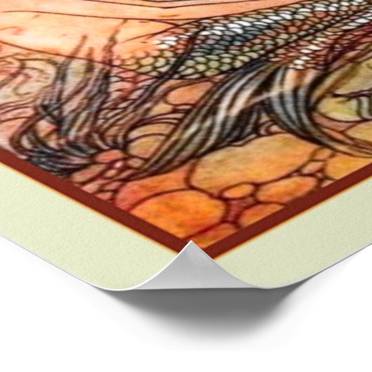 "The Little Mermaid" ca. 1920s door Eleanor Abbott Poster (Hoek)