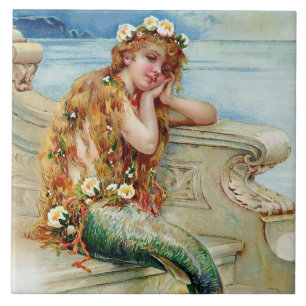 "The Little Mermaid" van E S Hardy Tegeltje