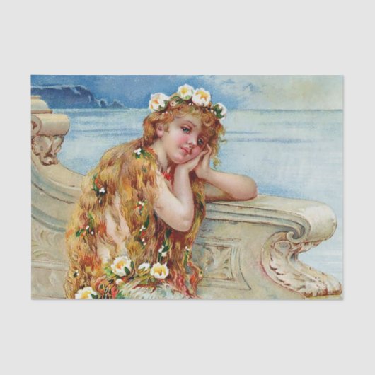 "The Little Mermaid" van E S Hardy Tissuepapier (Voorkant)