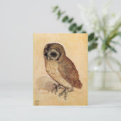 The Little Owl by Albrecht Durer Briefkaart (Staand voorkant)