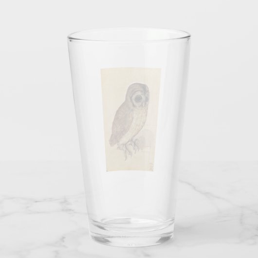 The Little Owl (door Albrecht Durer) Glas (Achterkant)