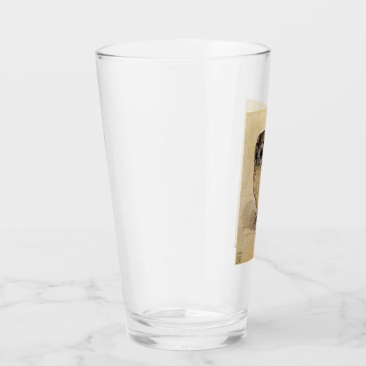 The Little Owl (door Albrecht Durer) Glas (Rechts)