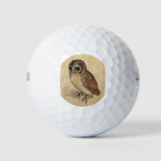 The Little Owl (door Albrecht Durer) Golfballen (Voorkant)