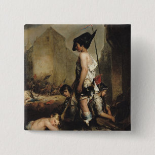 The Little Patriots, 1830 Vierkante Button 5,1 Cm