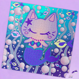 the little purrmaid: cat mermaid & fish friends legpuzzel