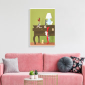 The little rascals canvas afdruk (Insitu (Woonkamer))