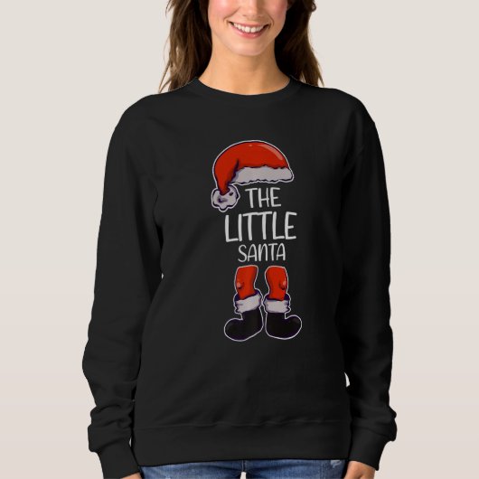 The Little Santa Christmas Matching Family Group S Trui (Voorkant)