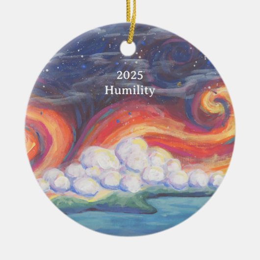 The Little Shot Humility Ceramic Ornament (Voorkant)