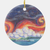 The Little Shot Humility Ceramic Ornament (Achterkant)