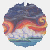 The Little Shot: Humility Paper Ornament Card (Achterkant)