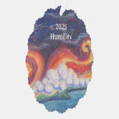 The Little Shot: Humility Paper Ornament Card (Rechts)