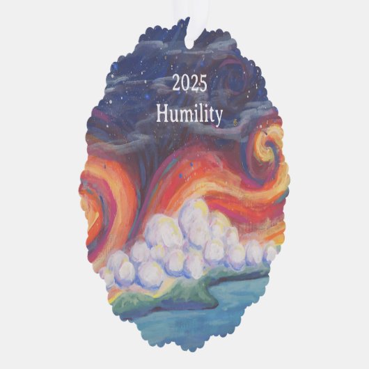 The Little Shot: Humility Paper Ornament Card (Rechts)