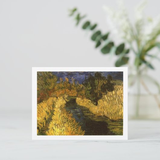 The Little Stream Van Gogh Fine Art Briefkaart (Staand voorkant)