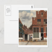 The Little Street by Johannes Vermeer Briefkaart (Voorkant / Achterkant)