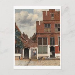 The Little Street by Johannes Vermeer Briefkaart