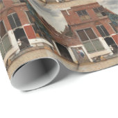 The Little Street by Johannes Vermeer Cadeaupapier (Rol Hoek)