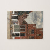 The Little Street by Johannes Vermeer Legpuzzel (Horizontaal)