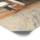 The Little Street by Johannes Vermeer Poster (Hoek)