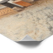 The Little Street by Johannes Vermeer Poster (Hoek)