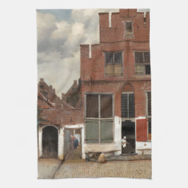 The Little Street by Johannes Vermeer Theedoek