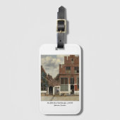 The Little Street Vermeer - Bagagelabels (Voorkant (verticaal))