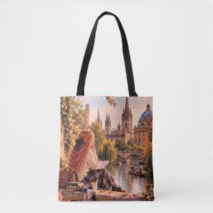 The Little Travel Girl Oxford Spires Schoudertas Tote Bag